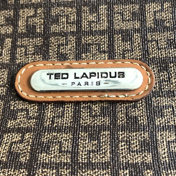 Vintage Ted Lapidus Paris Shoulder Bag, authentic EUC.  Signature Bag Rare - Picture 11 of 11